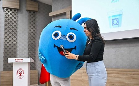 Bornovalı miniklerden suya dost mesaj!