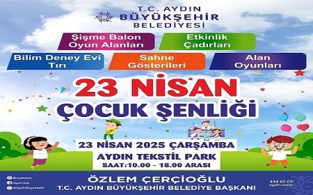Başkan Çerçioğlu’ndan Çocuklara 23 Nisan Hediyesi