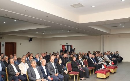 Başkan Turan, Muhtarlara Belediye Çalışmalarını Anlattı