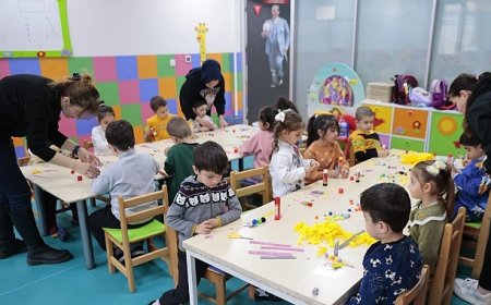 Konaklı minikler sanatla büyüyor