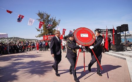 Atatürk’ün Ayvalık’a gelişinin 91’inci Yıl Dönümü kutlandı