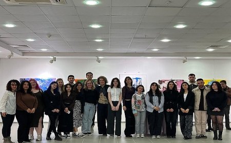 EÜ’de öğrencilerin eserleri beğeniye sunuldu