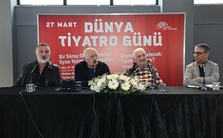Dünya Tiyatro Günü’nde “tiyatro” konuşuldu 