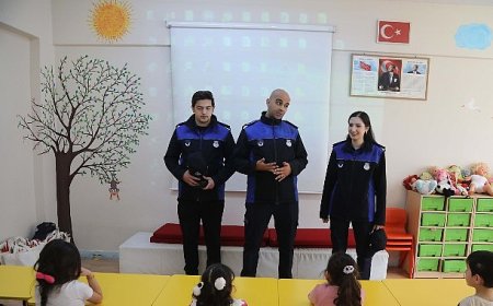 Çankaya Zabıtası Çocuklara Mesleğini Tanıttı
