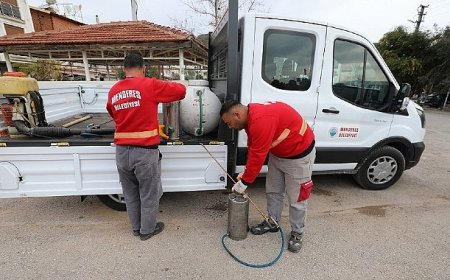 Menderes’te Haşere ile Mücadele Başladı