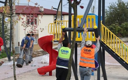 Canik’e Yeni Parklar Estetik Sokaklar