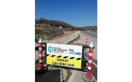 Büyükşehir, yol güvenliği için durmaksızın çalışıyor