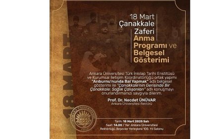 Ankara Üniversitesi Yapımı “Arıburnu’nda Bal Yapmak” Belgeseli Çanakkale Zaferi’nin Yıldönümünde İzleyiciyle Buluştu