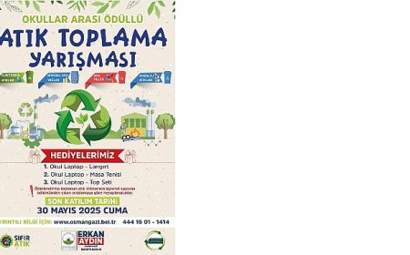 Okullar Arası Ödüllü Atık Toplama Yarışması başladı