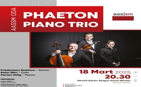 AASSM’de Phaeton Piano Trio konseri