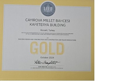 Büyükşehir, LEED Gold Sertifikasına layık görüldü