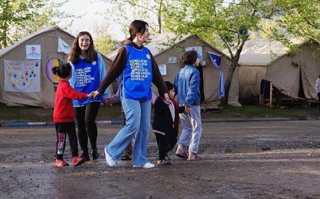 1-7 Mart ”Deprem Haftası” TEGV, çocukları deprem konusunda bilgilendiriyor ve bölgedeki çalışmalarına kesintisiz devam ediyor