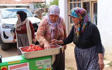 Büyükşehir’in ekipman desteği ile üreticiler daha güçlü