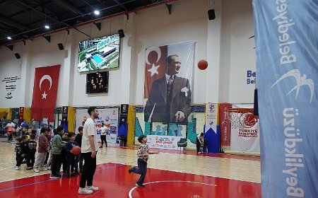 Çocuklar Tatilin Tadını Sporla Çıkardı