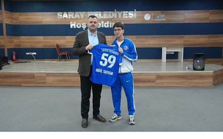 Başkan Taşyasan şampiyonları ağırladı