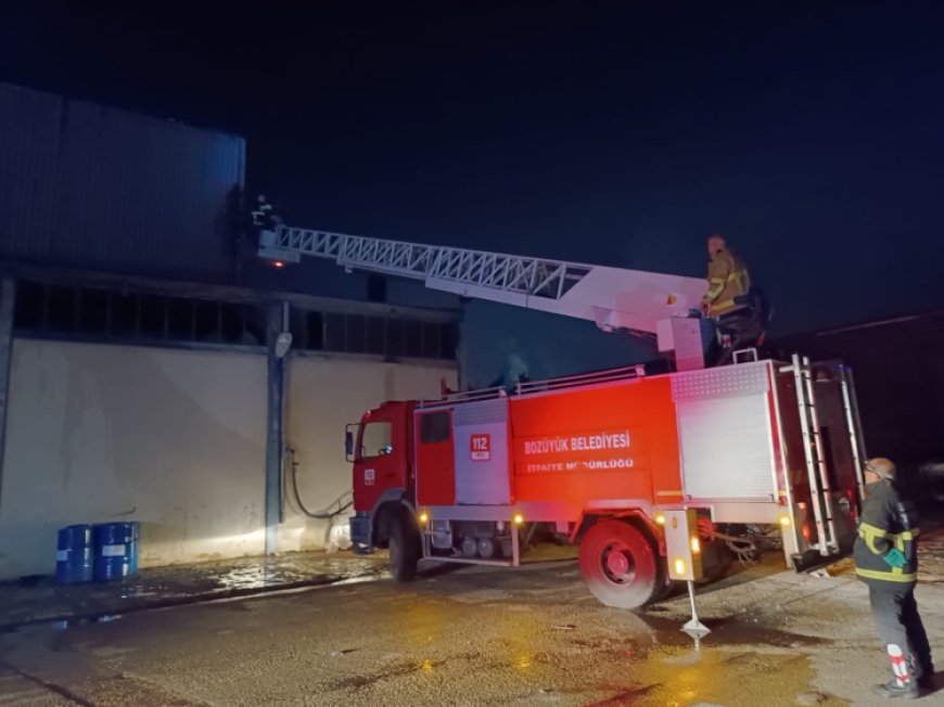 Bilecik Bozüyük’te korkutan yangın!