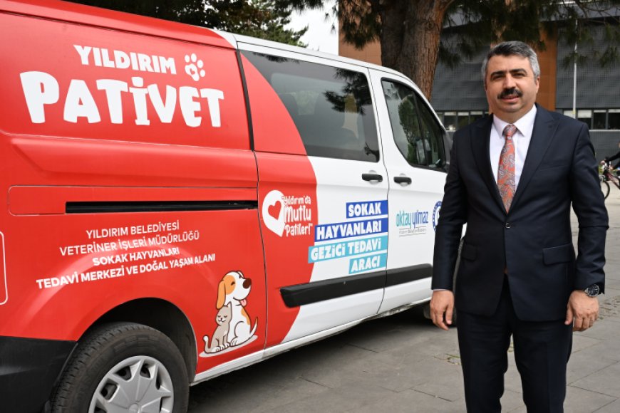 Yıldırım’da patili canlara mobil hizmet