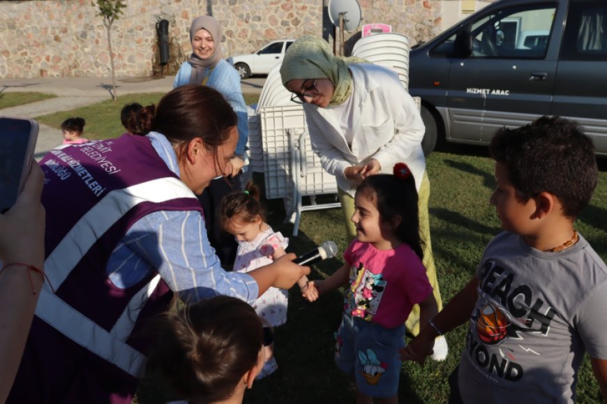 İzmit Tüysüzler’de çocuklar eğlenceye doydu