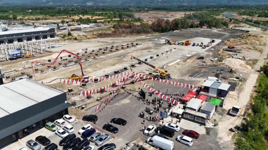 Düzce’de Beltaş Sanayi Sitesi’nin yeni etaplarına temel