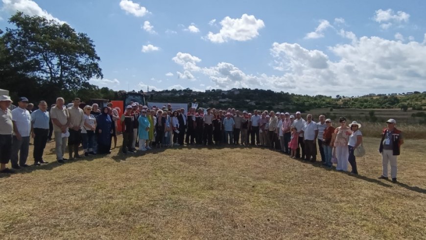 İstanbul Şile’de keten hasadı gerçekleştirildi 