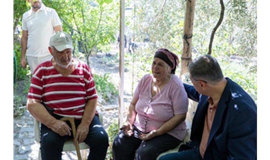 Yanan yerleşim yerlerinde barınma sorununa hızlı çözüm