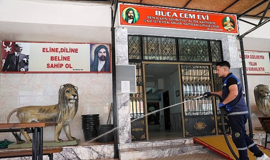 Buca’da bayram öncesi temizlik seferberliği