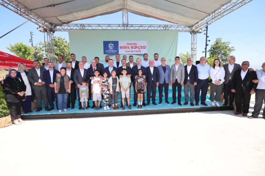 Kocaeli’den Dilovası’na bayram hediyesi… Millet Bahçesi açıldı