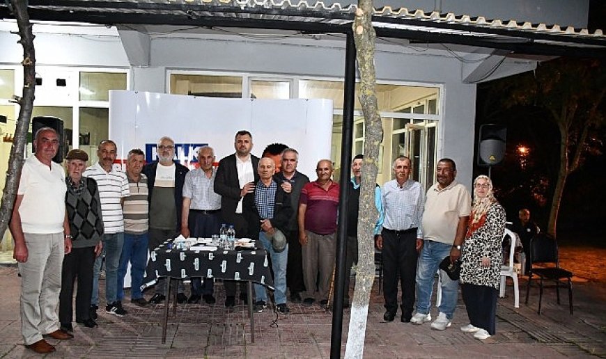 Halk toplantıları Bahçedere ile devam etti
