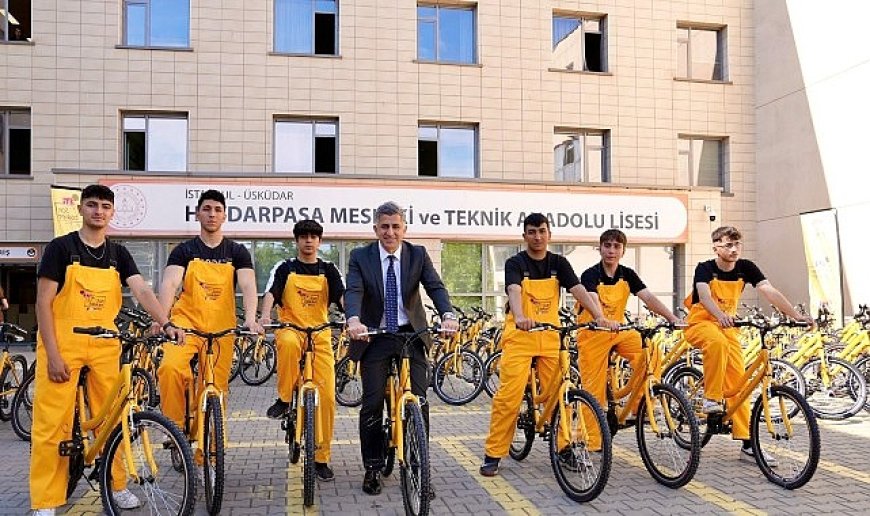 ETi Sarı Bisiklet Verdiği Sözü Tuttu: Meslek Lisesi Öğrencileri 200 Bisikleti Sıfırdan Üretti