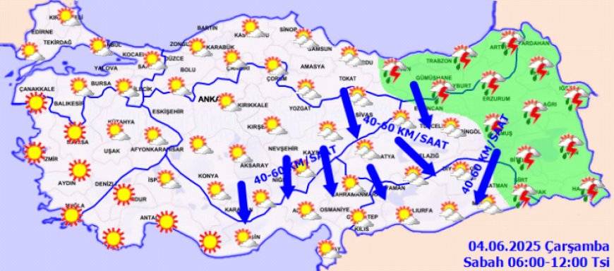 Sıcaklık artıyor, rüzgar sert esecek
