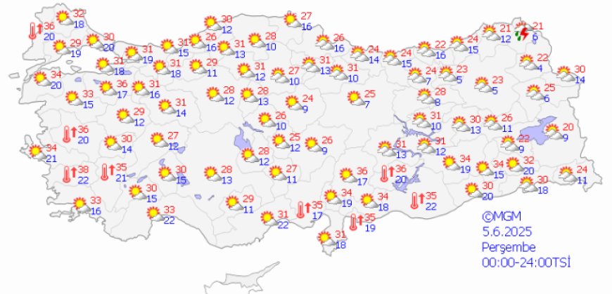 Bayramda sıcak hava dalgası… Normallerin üzerinde seyredecek