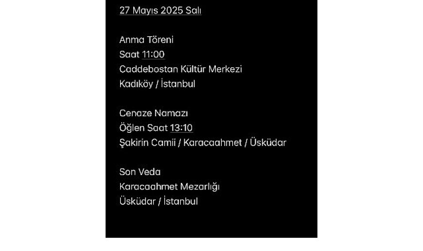 İlhan Şeşen’e Veda Töreni