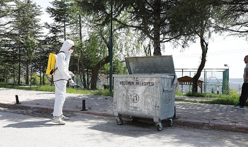Keçiören’de İlaçlama Çalışmaları Hızlandı