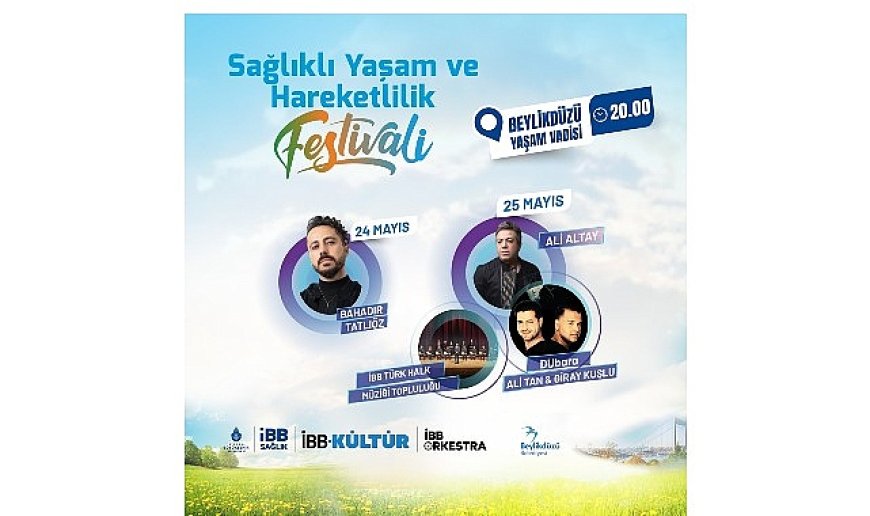 Sağlıklı yaşam ve hareketlilik festivali başlıyor