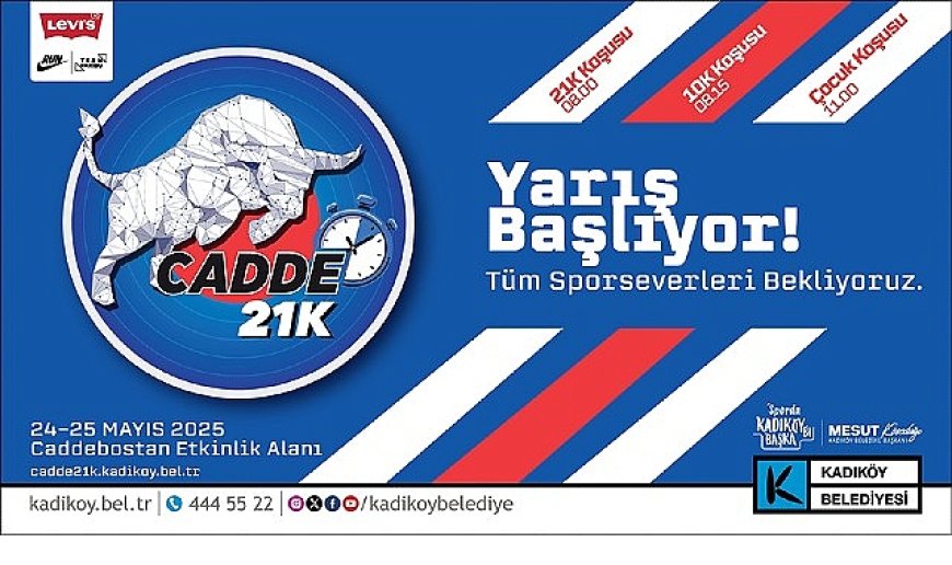 Kadıköy Cadde 10K-21K koşuları için geri sayım başladı.