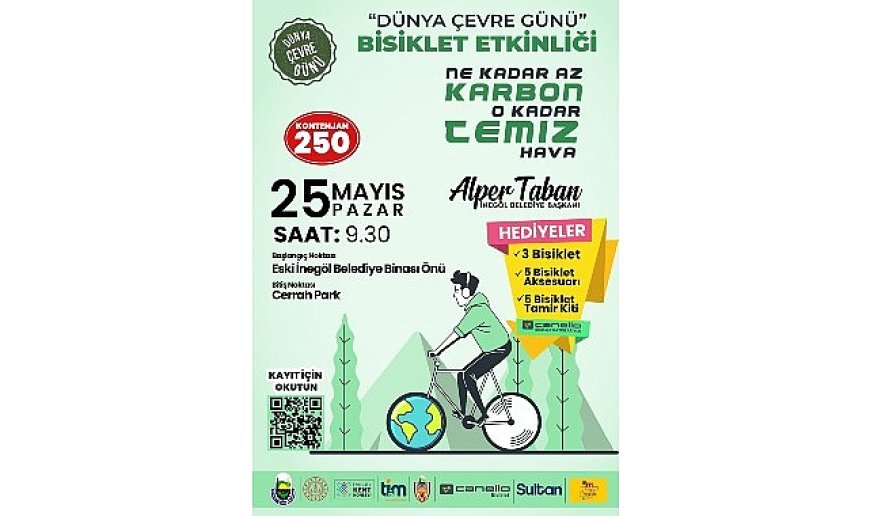 Dünya Çevre Günü Bisiklet Turu İle Kutlanacak