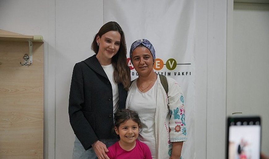 Alina Boz Adıyamanlı Depremzede Çocuklarla Buluştu: Duru ve AÇEV’le Çocuklar Oynaya Oynaya Büyüyor