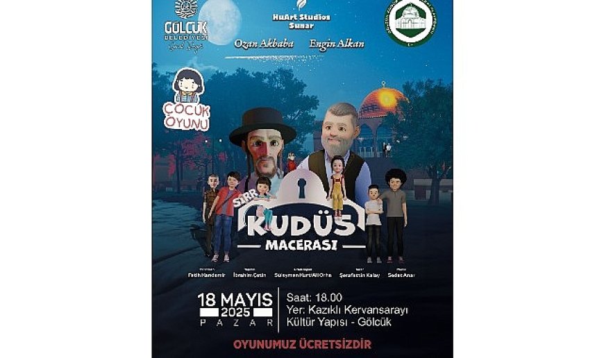 “Sırr: Kudüs Macerası” Animasyon Filmi Gölcüklü Çocuklarla Buluşacak