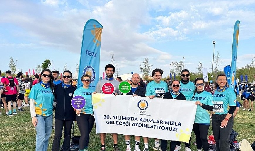 İstanbul Yarı Maratonu kapsamında başlatılan kampanyayla 117 TEGV’li çocuğa eğitim desteği sağlandı