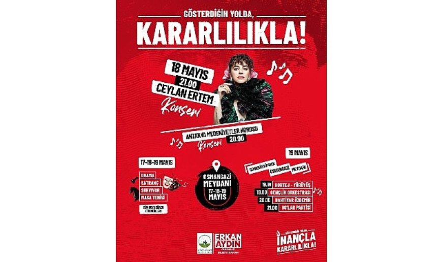 19 Mayıs Osmangazi’de büyük coşkuyla kutlanacak