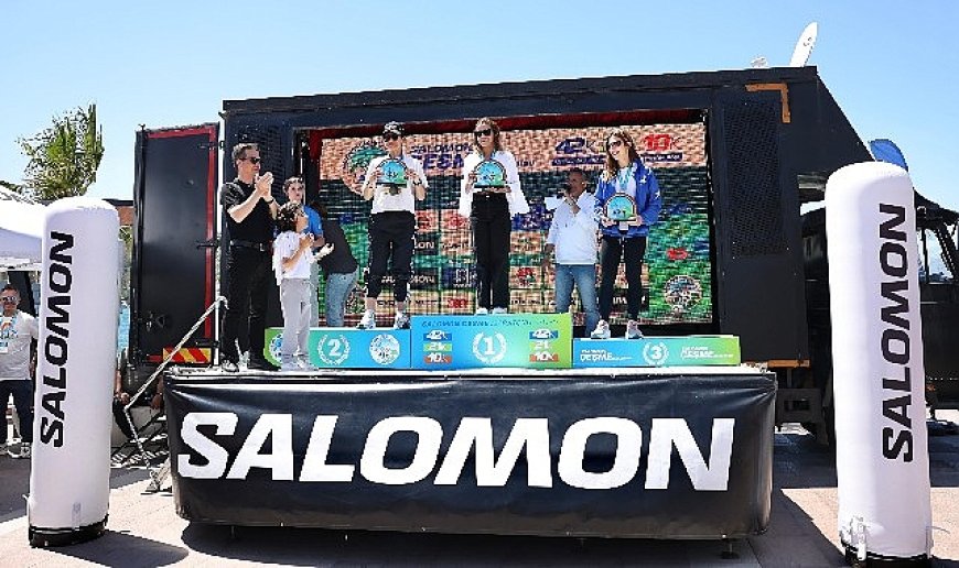 2 bin 606 sporcu Salomon Çeşme Maratonu’nda koştu