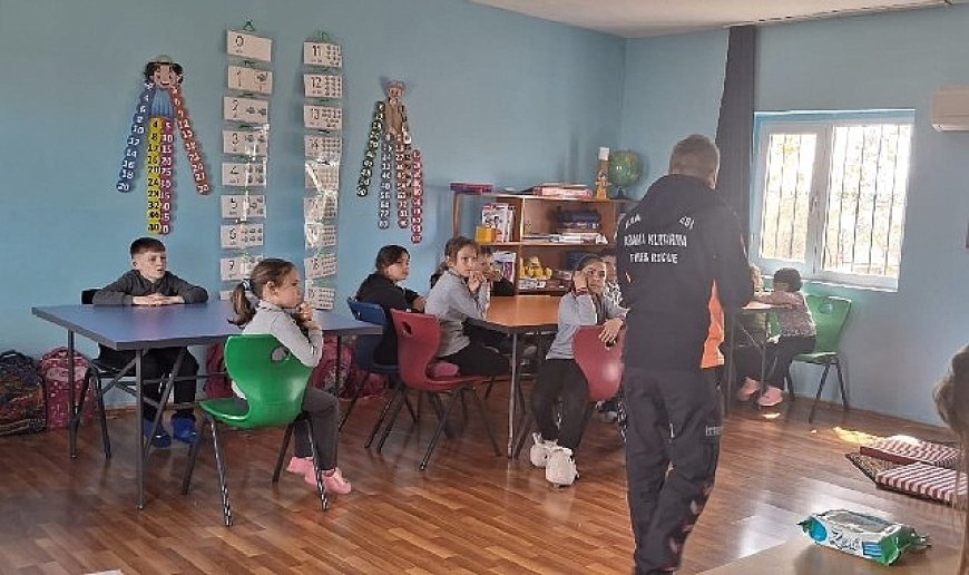 İtfaiye’den Öğrencilere Yangın Güvenliği Eğitimi