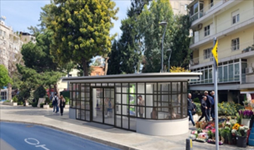 İzmir’in nostaljik durakları modern tasarımıyla geri dönüyor
