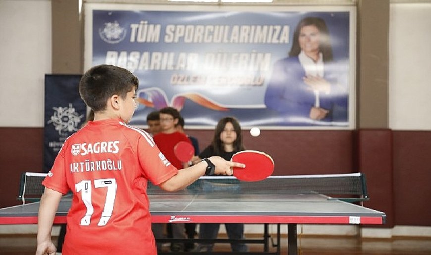 Başkan Çerçioğlu Minik Sporcuların Yanında