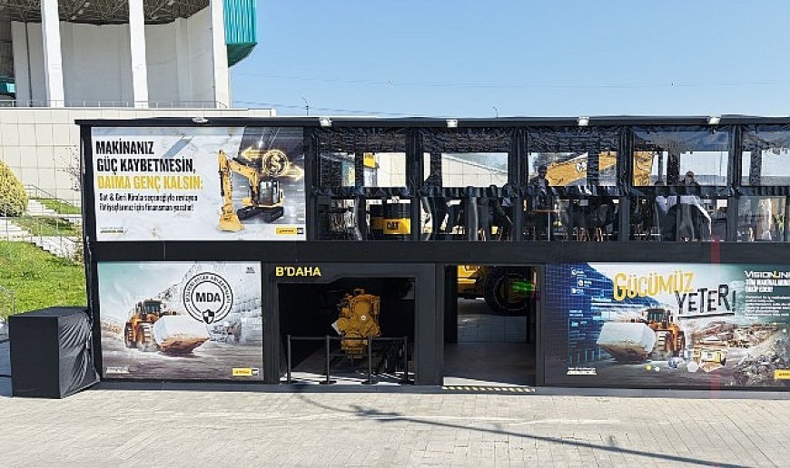 Borusan Cat, Marble İzmir Uluslararası Doğaltaş ve Teknolojileri Fuarı’nda sektör paydaşlarıyla buluştu