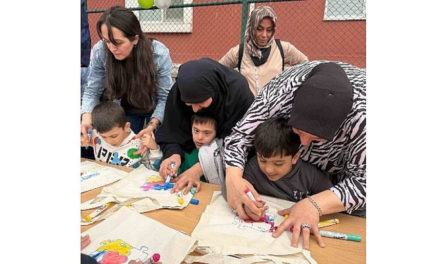 Özel çocuklar gönüllerince eğlendi