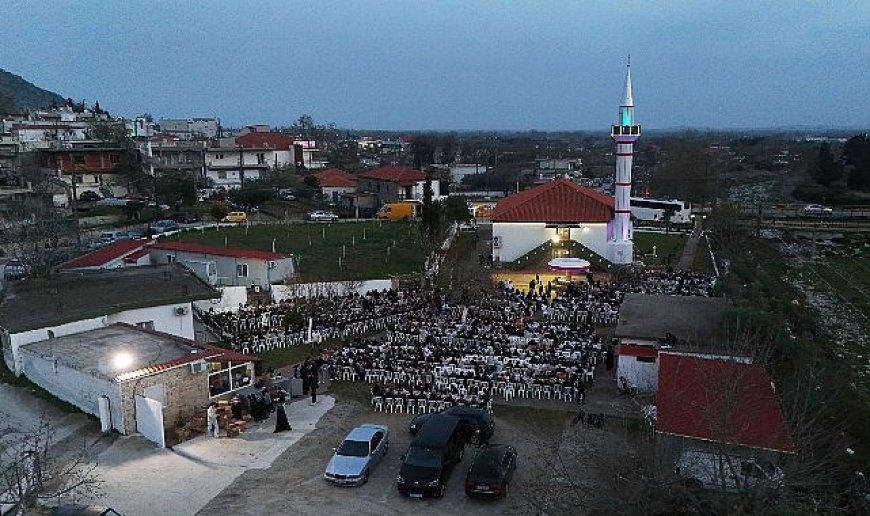 Yunanistan İskeçe’de Büyükşehir’le iftar bereketi