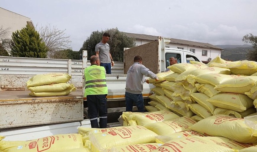 Güzelbahçe Belediyesi’nden Çiftçiye Desteğe Devam