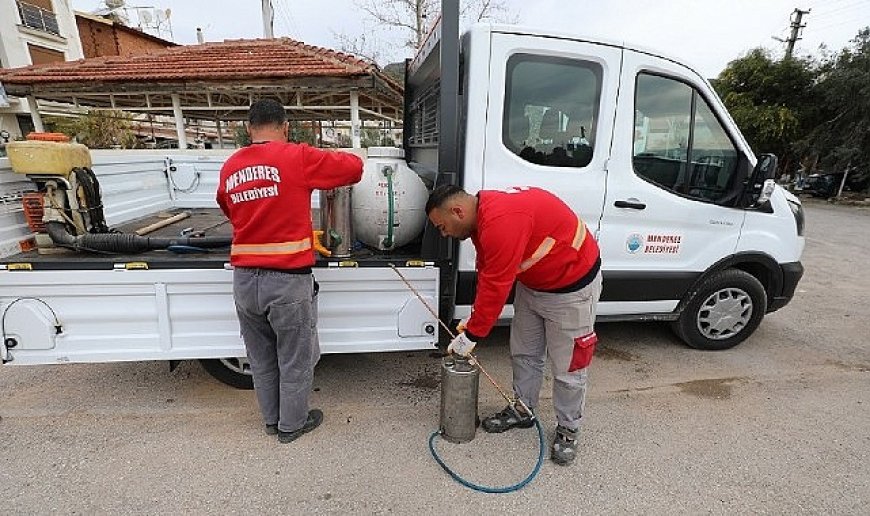Menderes’te Haşere ile Mücadele Başladı