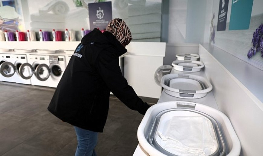 Büyükşehir’den mis gibi hizmet; yıka, kurut, ütüle